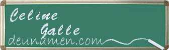 Celine Galle Visitenkarte